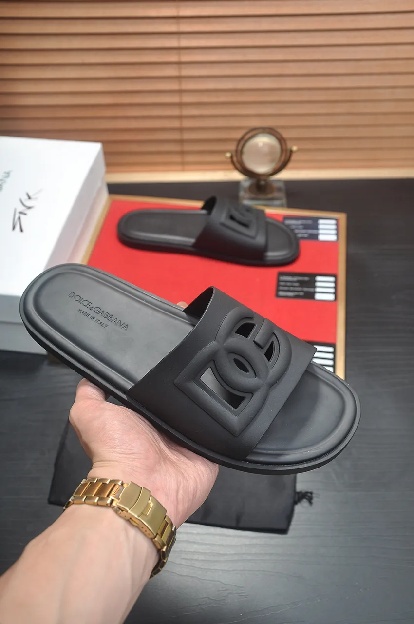 Men's shoes 💰280 [D&G] High-end quality Product trademark: DG "Dolce & Gabban*" slippers, Product material: Imported cowhide upper, original air cushion outsole, regular size: 38-45
